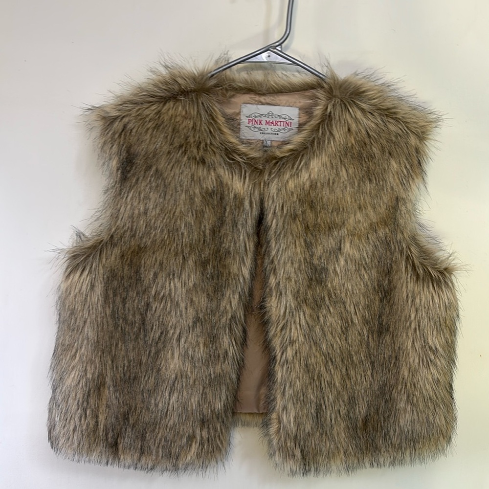 Pink Martini Faux Fur Vest